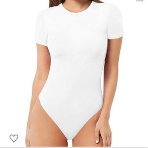 Mangopop white bodysuit